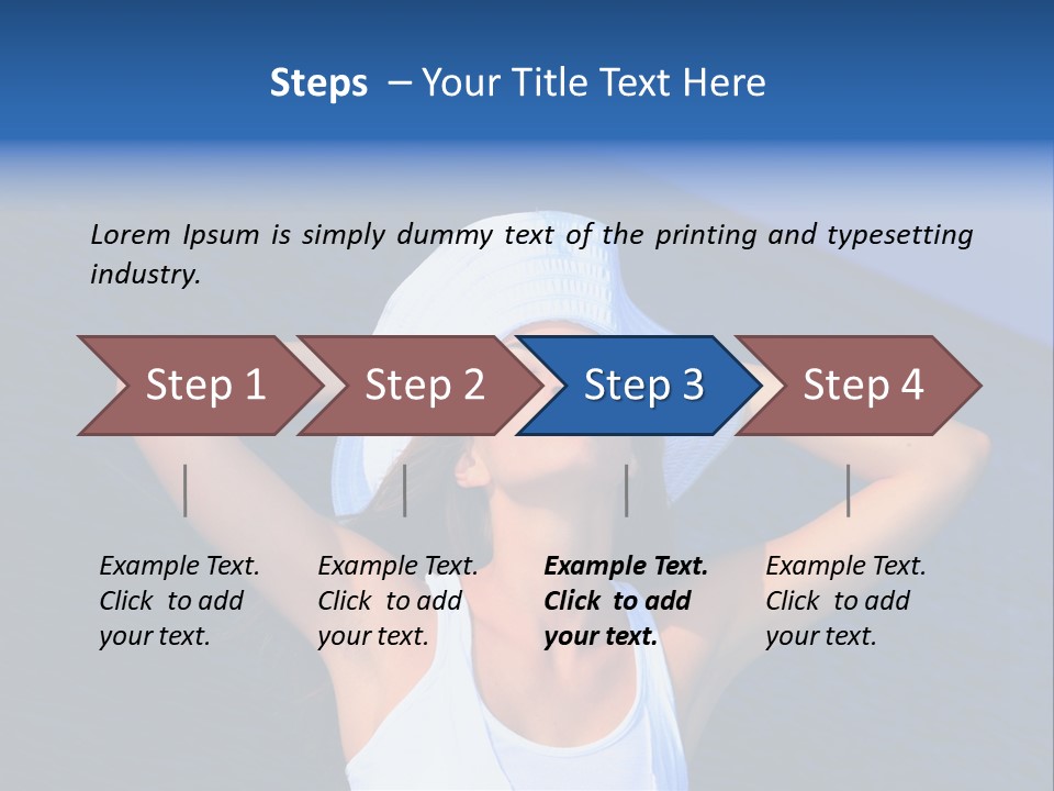 Tourism Water Idyllic PowerPoint Template