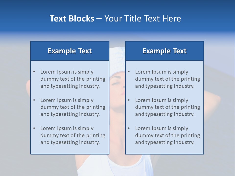 Tourism Water Idyllic PowerPoint Template