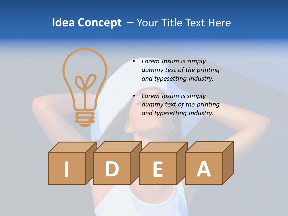 Tourism Water Idyllic PowerPoint Template