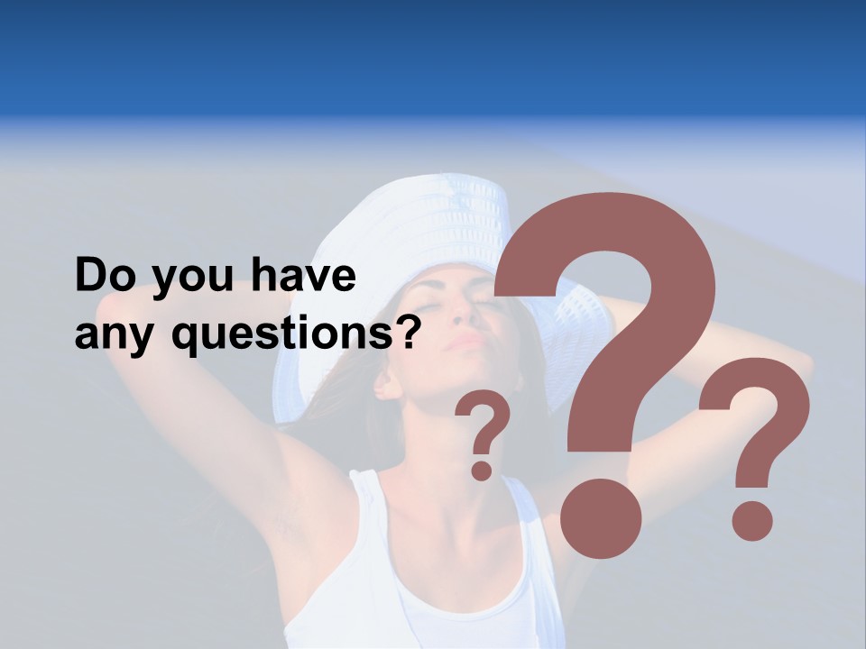 Tourism Water Idyllic PowerPoint Template