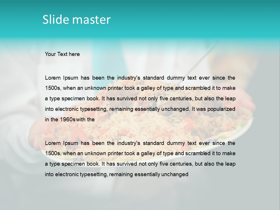 Middle Dill Pilau PowerPoint Template