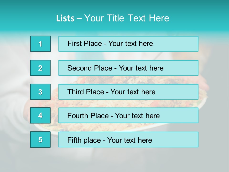 Middle Dill Pilau PowerPoint Template