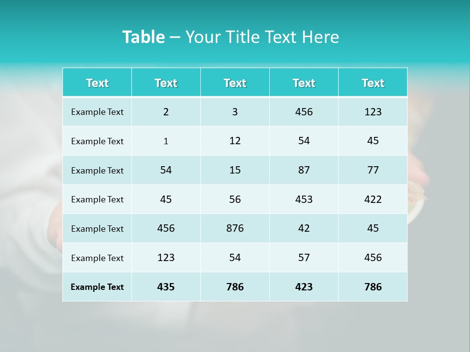 Middle Dill Pilau PowerPoint Template