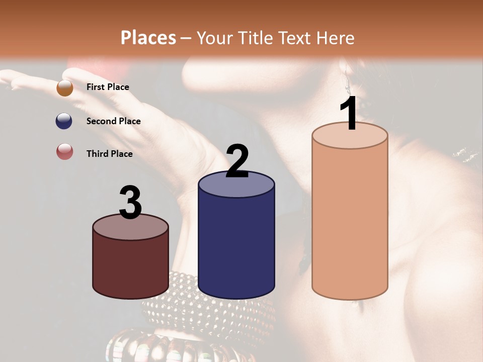 Vertical Hold Bracelets PowerPoint Template