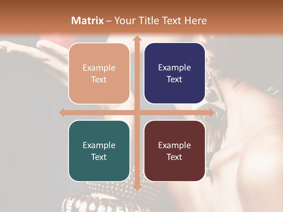 Vertical Hold Bracelets PowerPoint Template