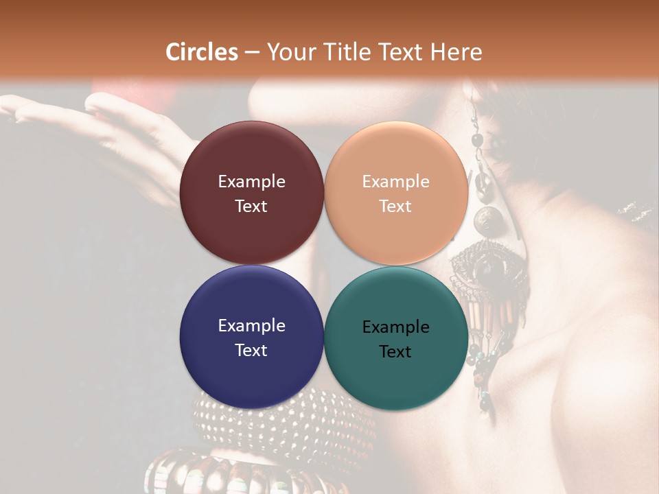 Vertical Hold Bracelets PowerPoint Template