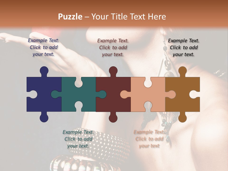 Vertical Hold Bracelets PowerPoint Template