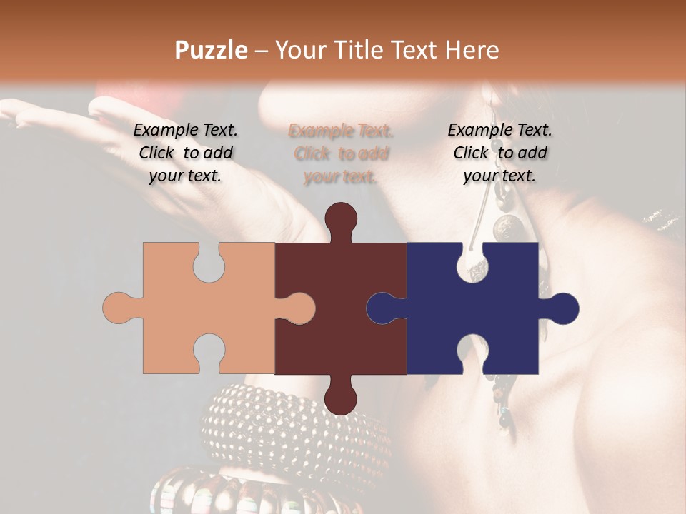 Vertical Hold Bracelets PowerPoint Template