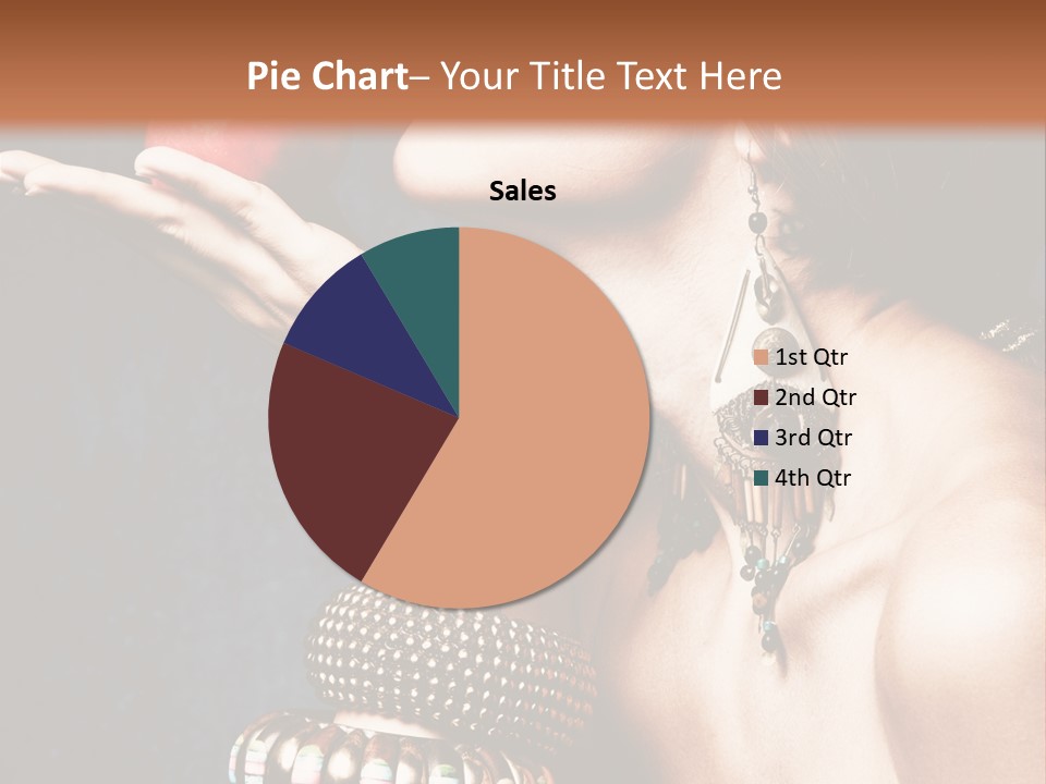 Vertical Hold Bracelets PowerPoint Template