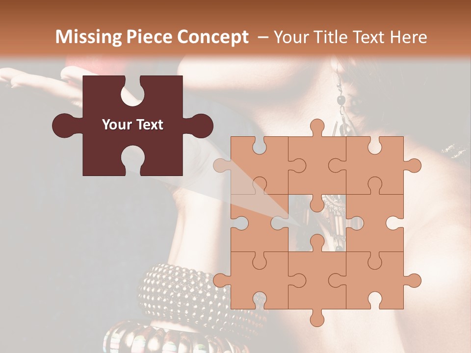 Vertical Hold Bracelets PowerPoint Template