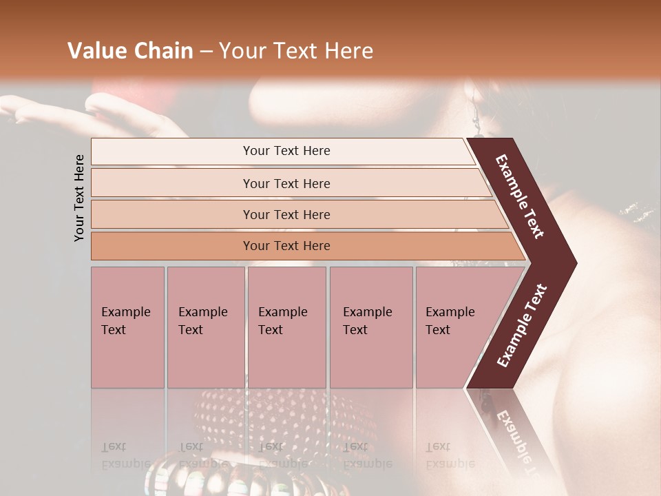 Vertical Hold Bracelets PowerPoint Template