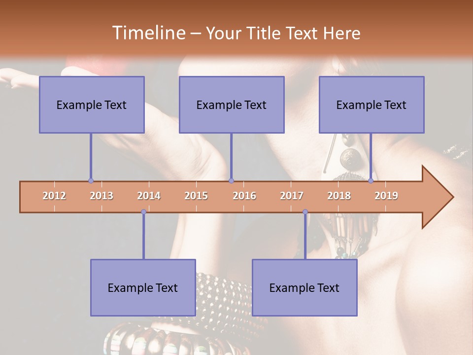Vertical Hold Bracelets PowerPoint Template