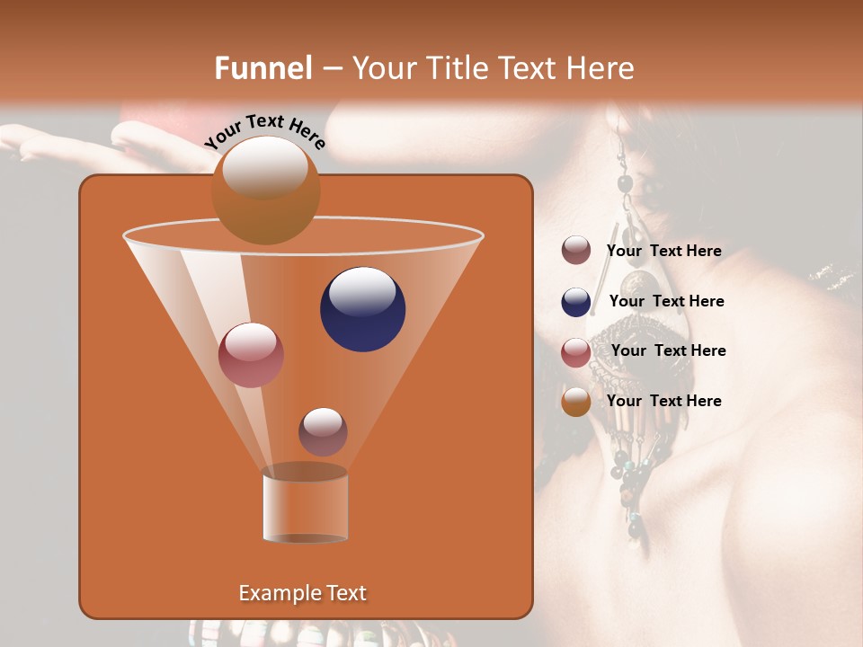Vertical Hold Bracelets PowerPoint Template
