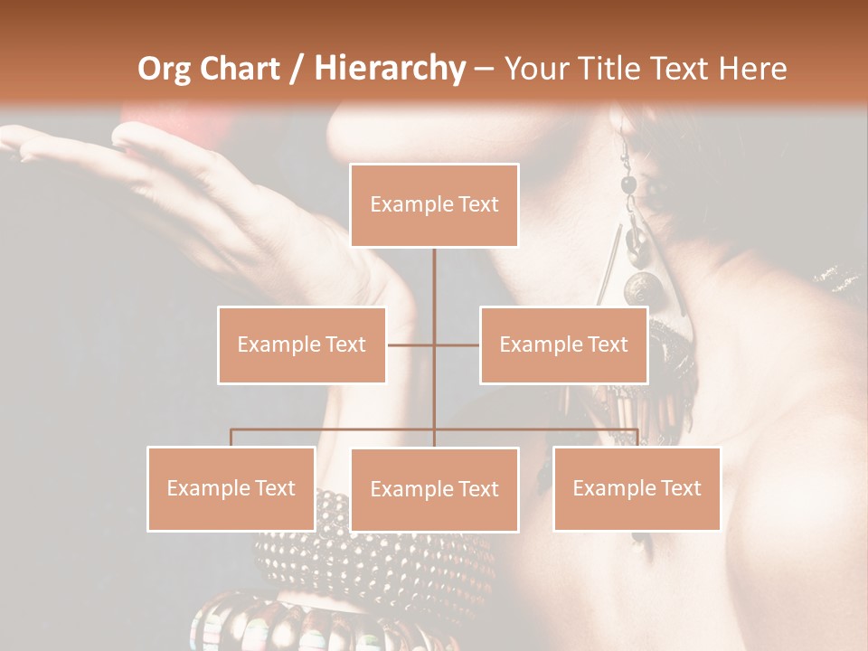 Vertical Hold Bracelets PowerPoint Template