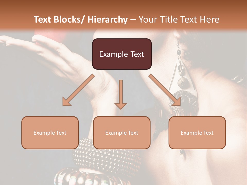 Vertical Hold Bracelets PowerPoint Template