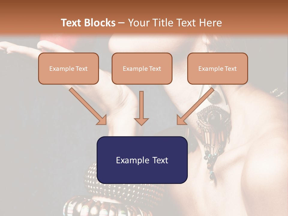 Vertical Hold Bracelets PowerPoint Template