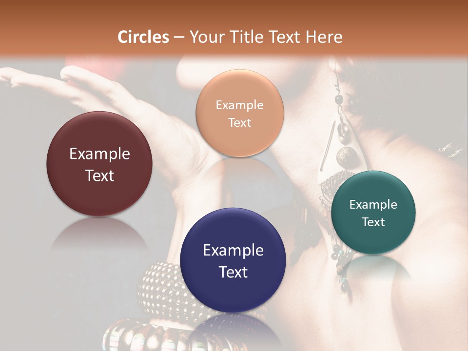 Vertical Hold Bracelets PowerPoint Template