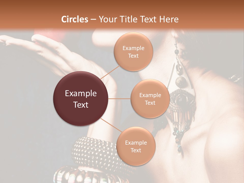 Vertical Hold Bracelets PowerPoint Template