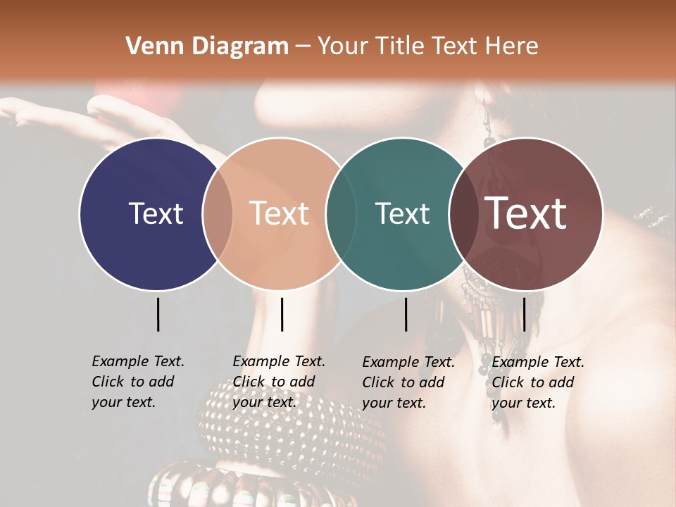 Vertical Hold Bracelets PowerPoint Template