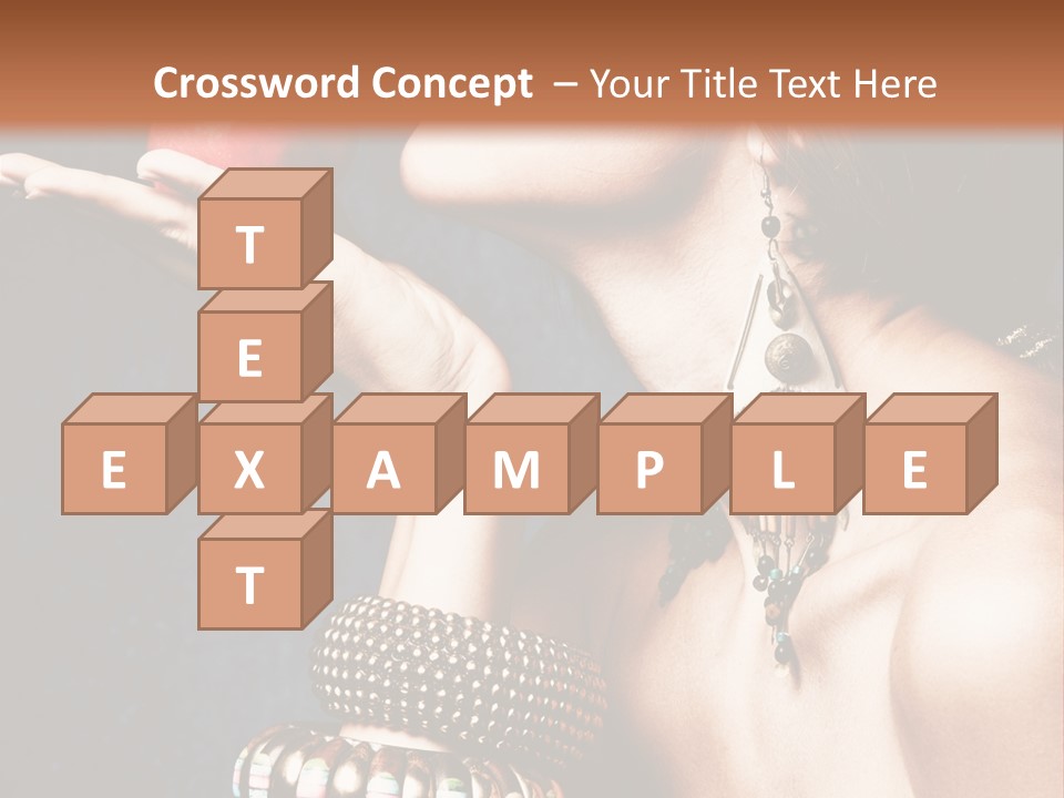 Vertical Hold Bracelets PowerPoint Template