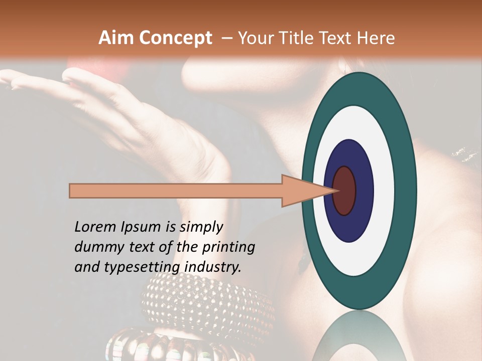 Vertical Hold Bracelets PowerPoint Template