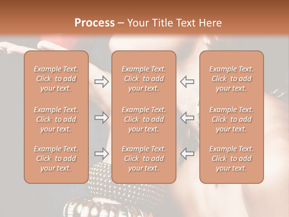 Vertical Hold Bracelets PowerPoint Template