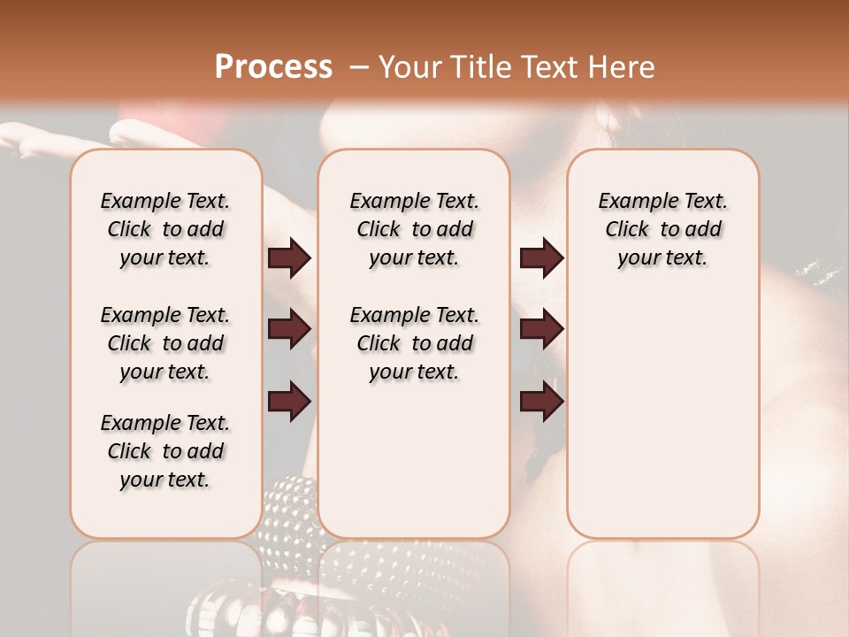 Vertical Hold Bracelets PowerPoint Template