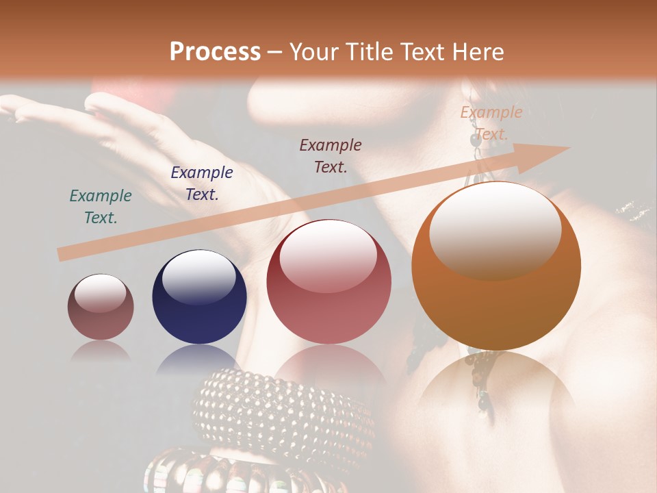 Vertical Hold Bracelets PowerPoint Template