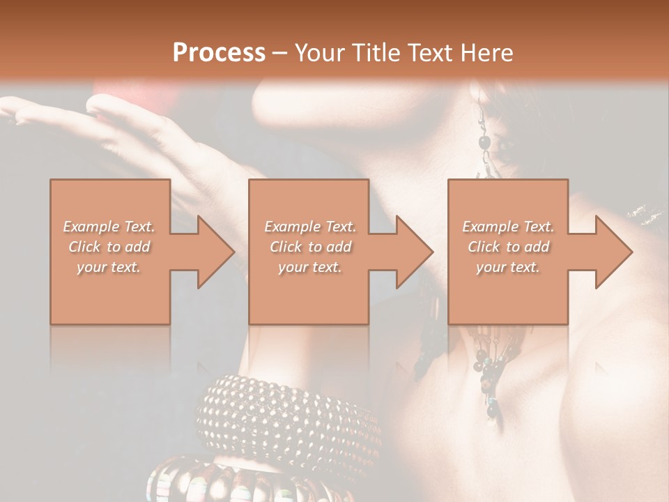 Vertical Hold Bracelets PowerPoint Template