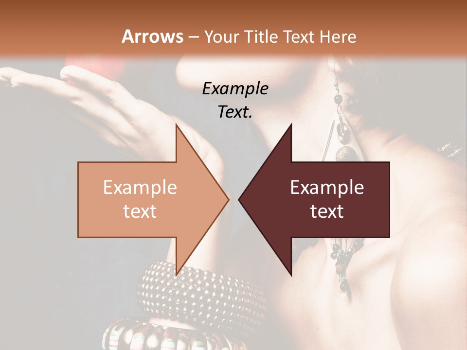 Vertical Hold Bracelets PowerPoint Template