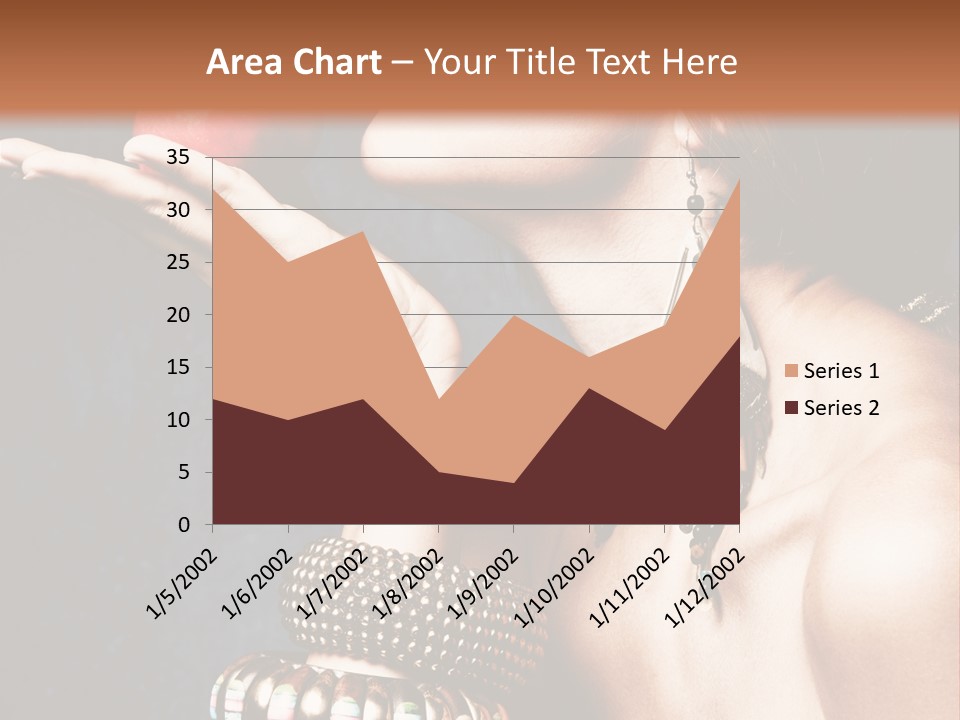 Vertical Hold Bracelets PowerPoint Template