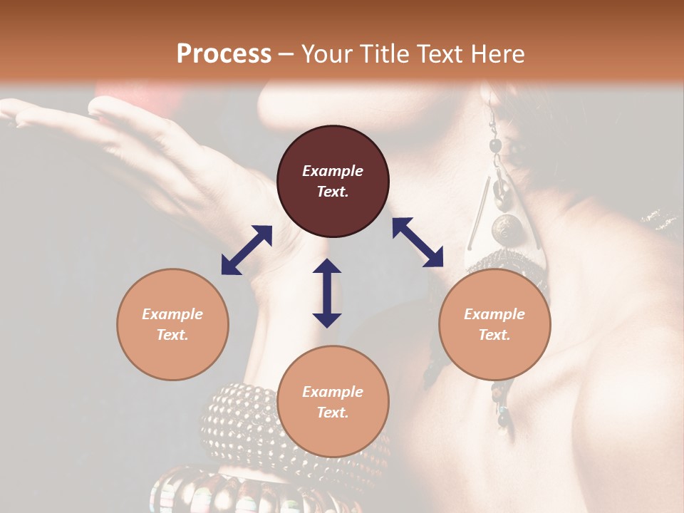 Vertical Hold Bracelets PowerPoint Template