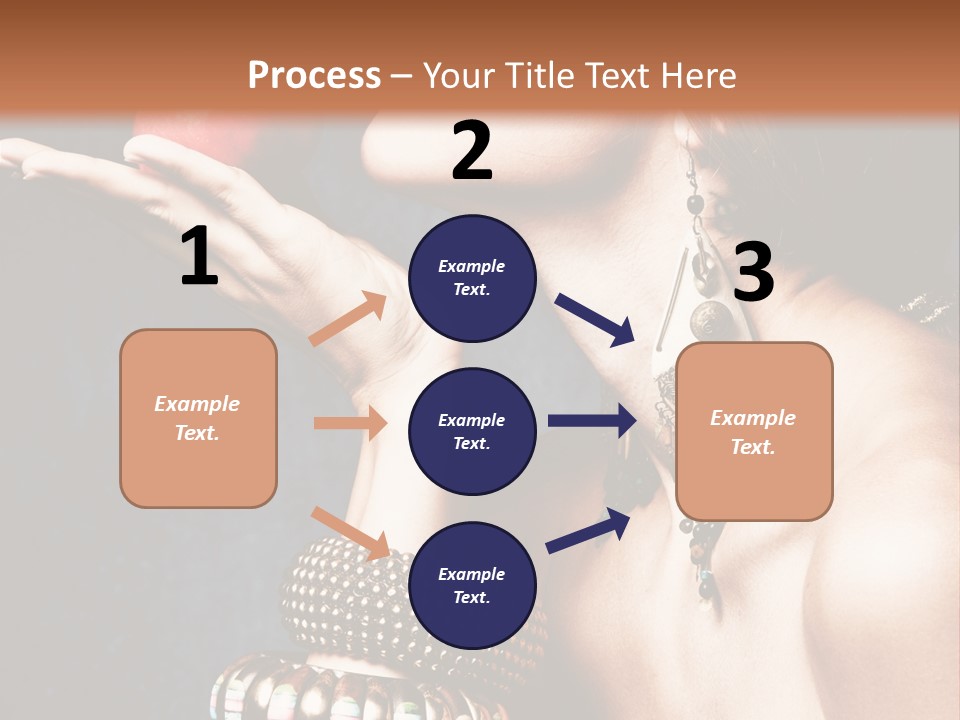 Vertical Hold Bracelets PowerPoint Template