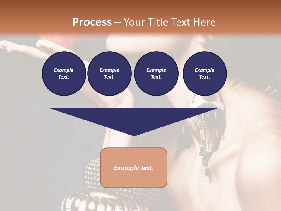 Vertical Hold Bracelets PowerPoint Template