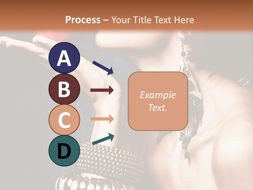 Vertical Hold Bracelets PowerPoint Template