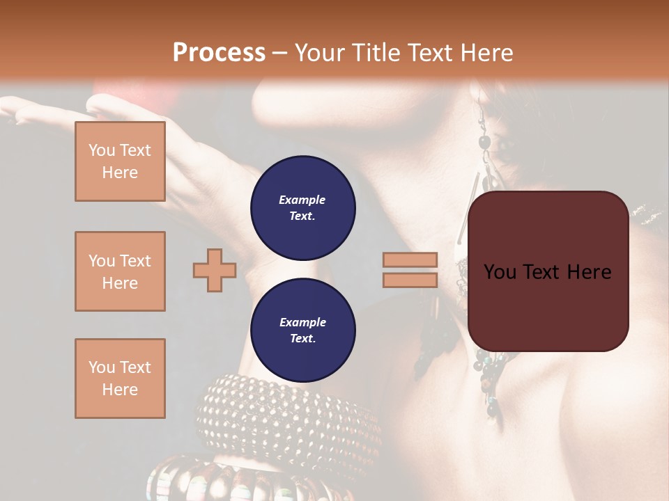Vertical Hold Bracelets PowerPoint Template