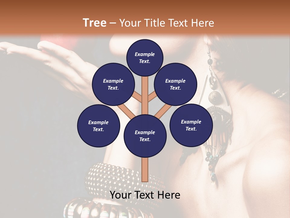 Vertical Hold Bracelets PowerPoint Template