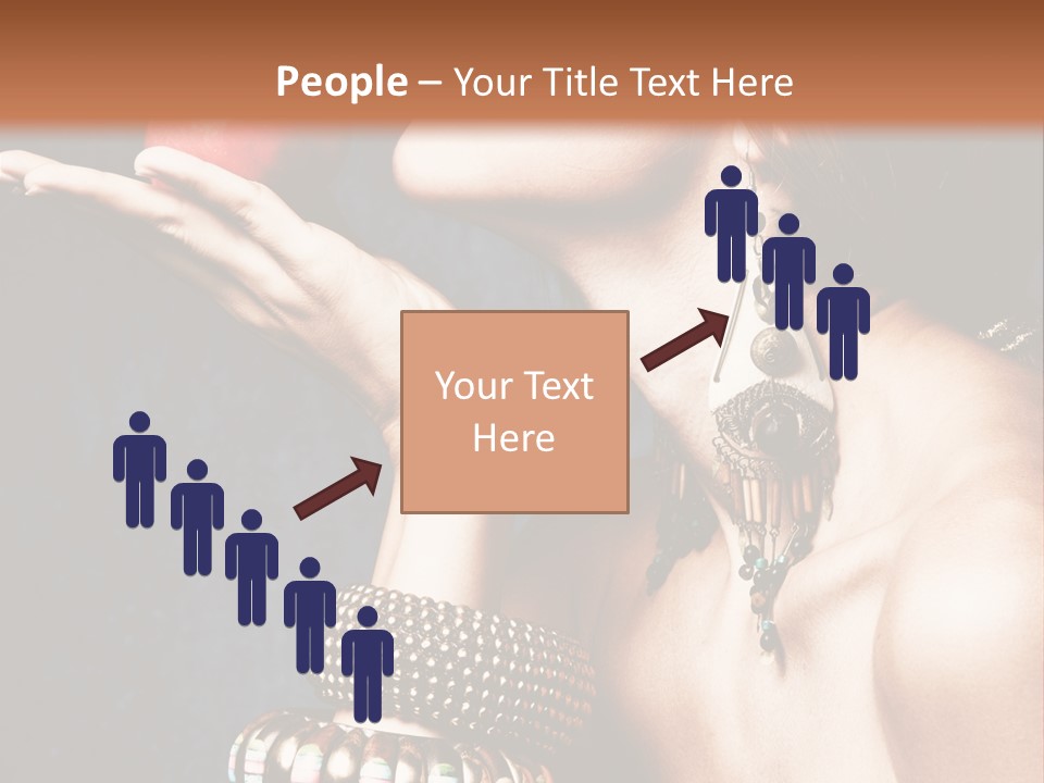 Vertical Hold Bracelets PowerPoint Template