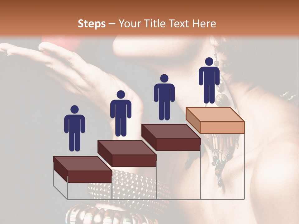 Vertical Hold Bracelets PowerPoint Template