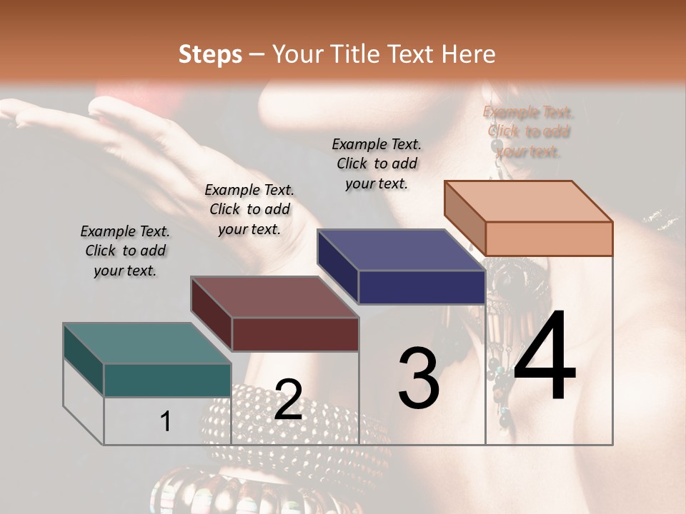 Vertical Hold Bracelets PowerPoint Template