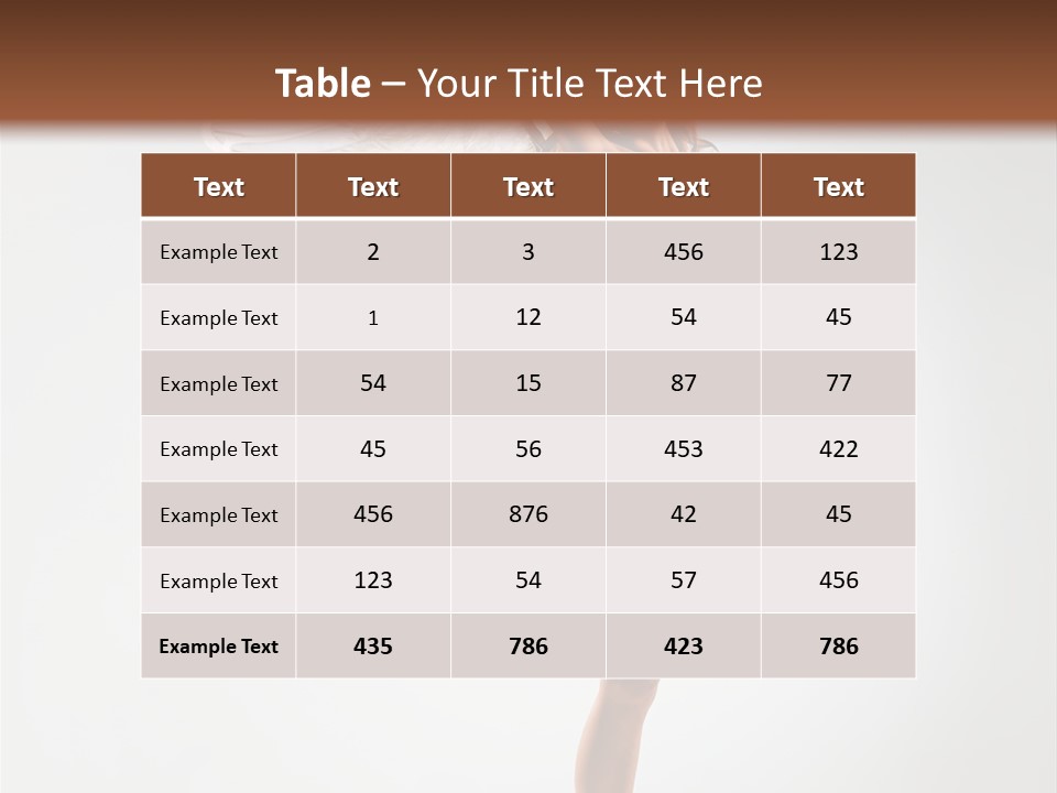 Adult Fender Pretty PowerPoint Template