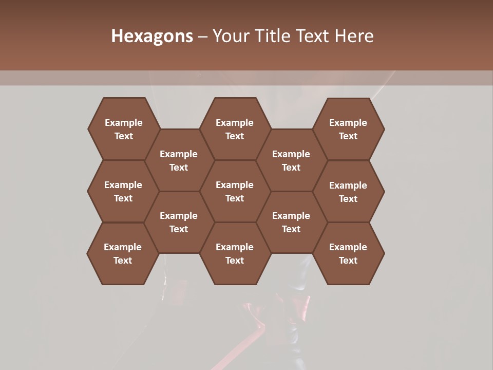 Elegant Cleavage Sitting PowerPoint Template