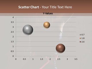 Elegant Cleavage Sitting PowerPoint Template