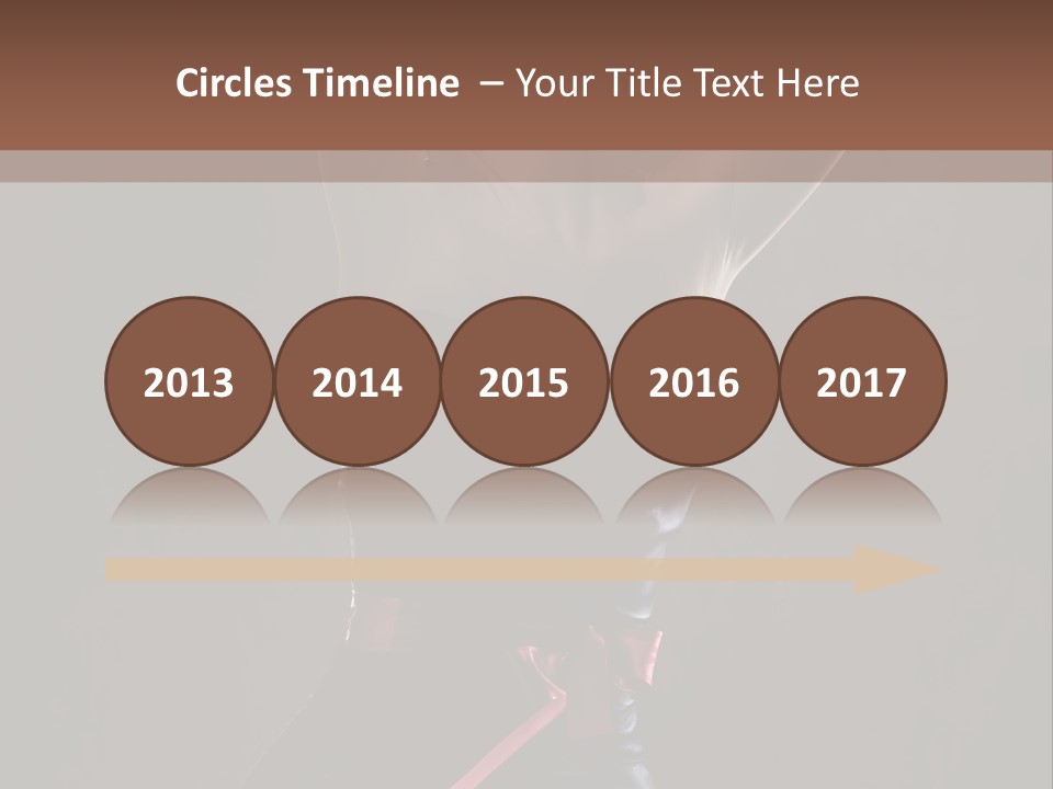 Elegant Cleavage Sitting PowerPoint Template