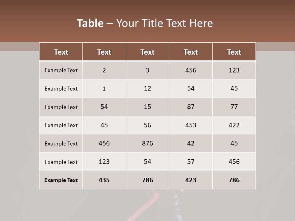 Elegant Cleavage Sitting PowerPoint Template