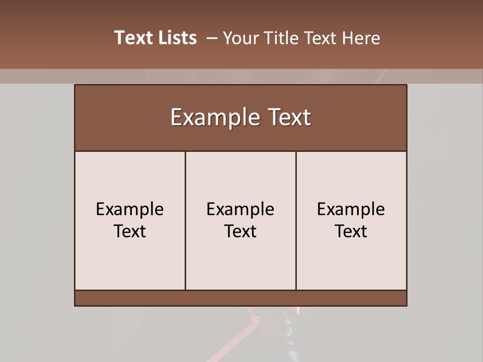 Elegant Cleavage Sitting PowerPoint Template