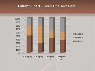 Elegant Cleavage Sitting PowerPoint Template