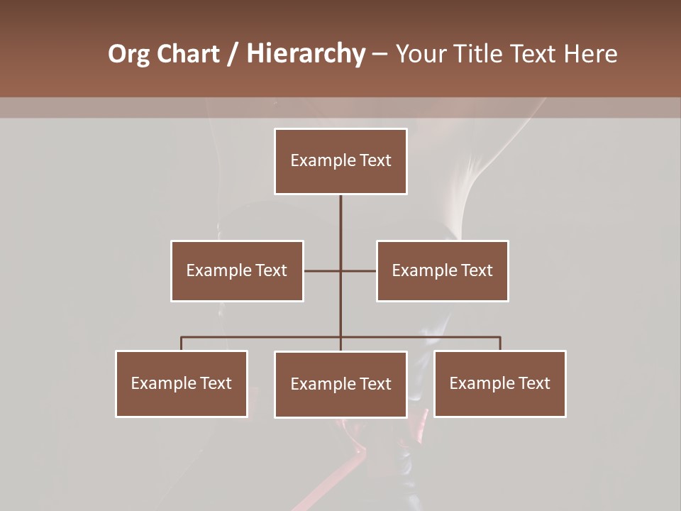 Elegant Cleavage Sitting PowerPoint Template