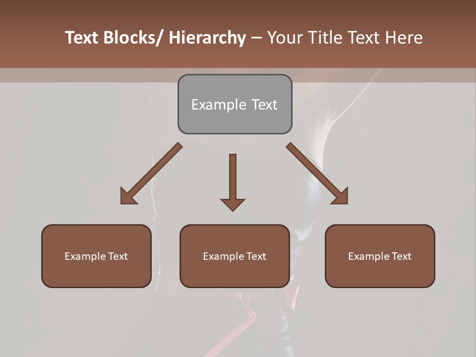 Elegant Cleavage Sitting PowerPoint Template
