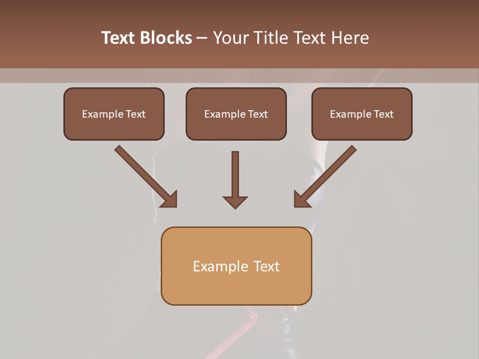 Elegant Cleavage Sitting PowerPoint Template